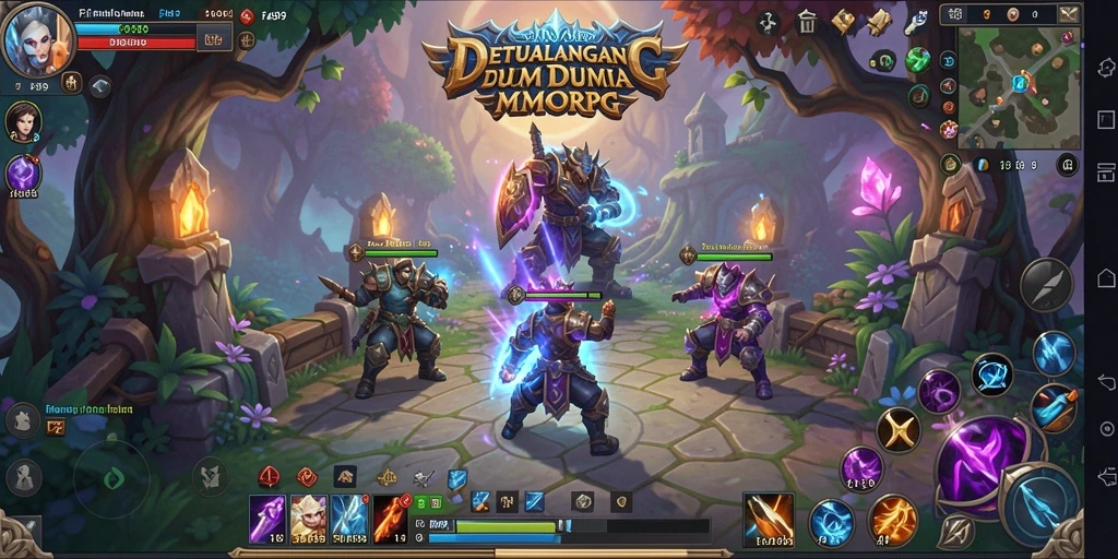 Gameplay seru FA99 dalam dunia MMORPG yang luas.