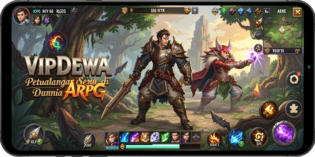 Tampilan gameplay menarik dari <strong>VIPDEWA</strong> di dunia ARPG.